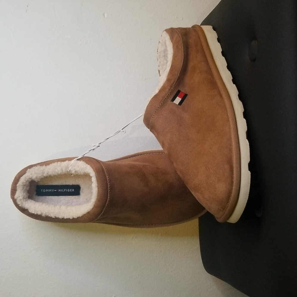 Tommy Hilfiger Brown slip on Men's Wisco Brand New